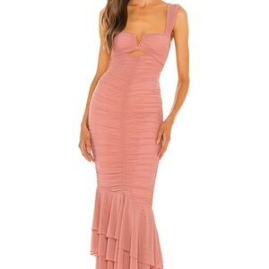 Michael Costello x REVOLVE Hilary Gown in Blush